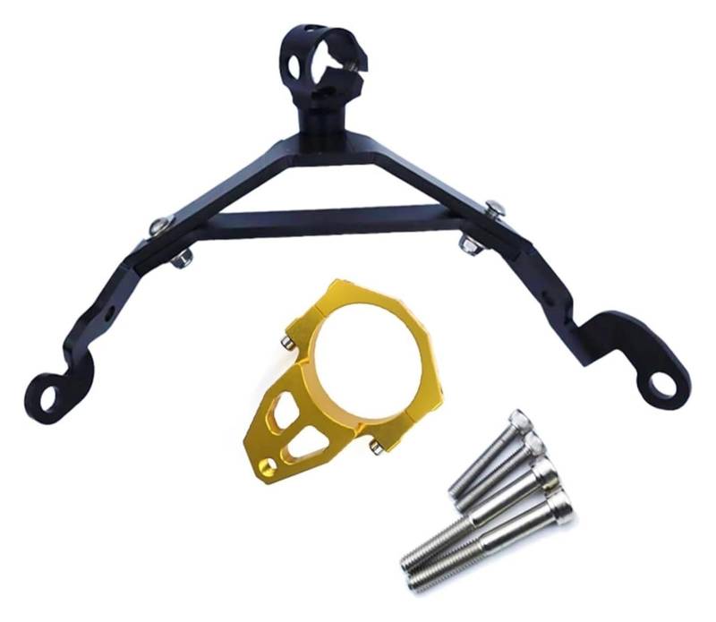 Einstellbarer Lenkungsdämpfer Für K&AWASAKI Für Z900RS 2018 2019 2020 2021 2022 Motorräder Einstellbare Lenkung Stabilisieren Dämpfer Halterung Mount Kit(1513) von JSRVQKMS