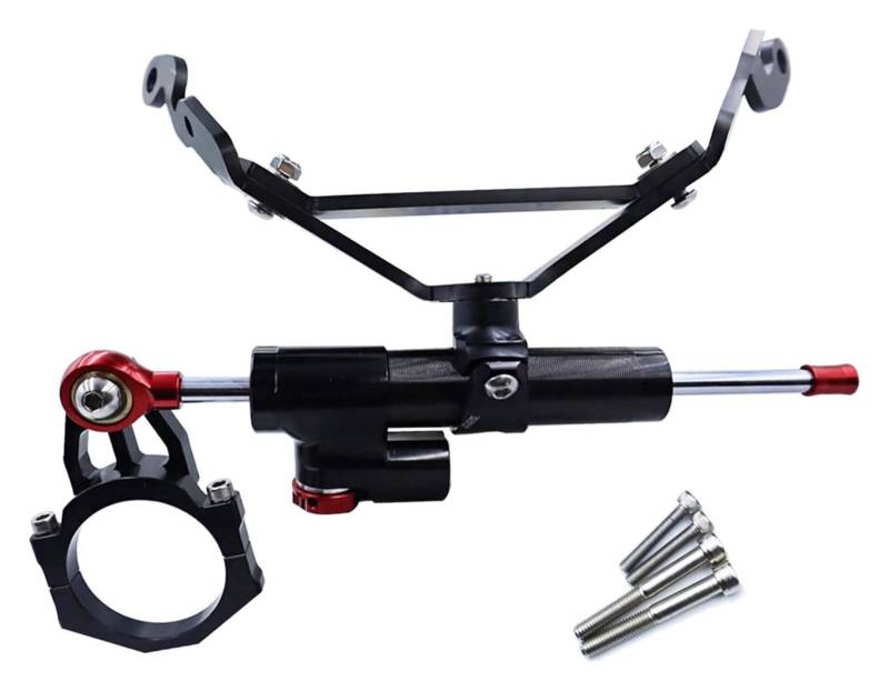 Einstellbarer Lenkungsdämpfer Für K&AWASAKI Für Z900RS 2018 2019 2020 2021 2022 Motorräder Einstellbare Lenkung Stabilisieren Dämpfer Halterung Mount Kit(1517) von JSRVQKMS