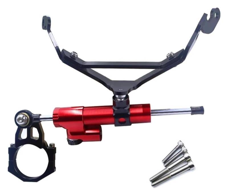 Einstellbarer Lenkungsdämpfer Für Kawa&saki Z900RS Z 900RS 2018 2019 2020 2021 2022 Motorradstabilisator-Lenkungsdämpfer-Montagehalterungs-Unterstützungssatz(1819) von JSRVQKMS