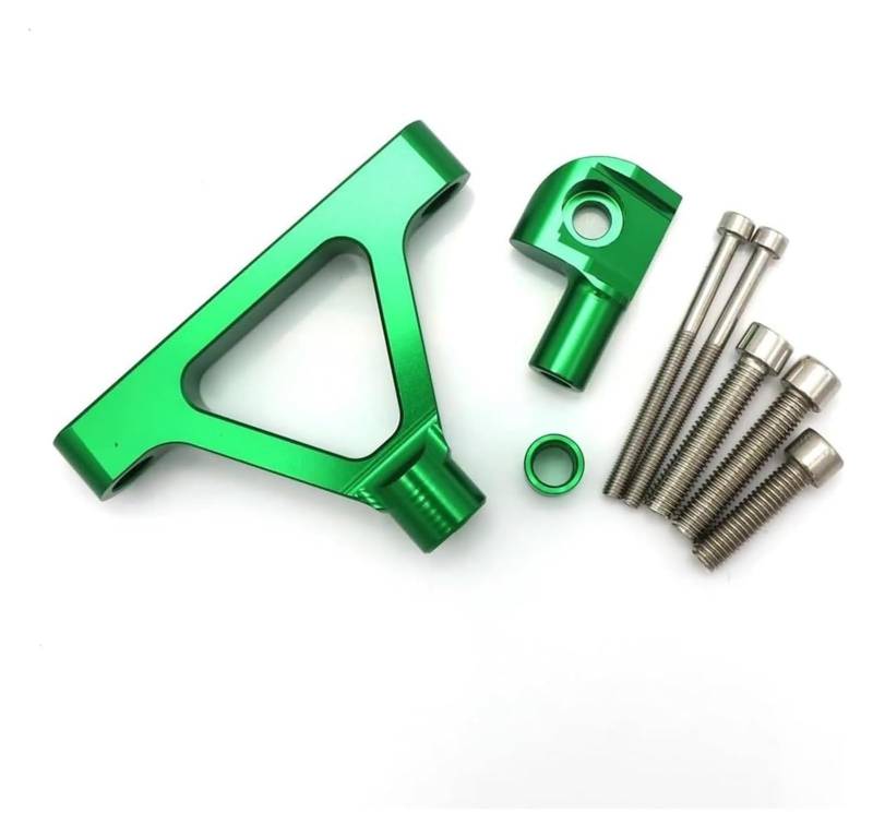 Einstellbarer Lenkungsdämpfer Für Kawa&saki ZX6R ZX-6R 2007 2008 Motorrad-Lenkungsdämpfer-Stabilisator-Lenkhalterungs-Adapter-Kit(109) von JSRVQKMS