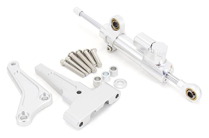 Einstellbarer Lenkungsdämpfer Für Street Triple 765R 765RS 1200RS Motorrad Lenkung Stabilisieren Dämpfer Halterung Montieren Unterstützung Adapter Kit(1212) von JSRVQKMS