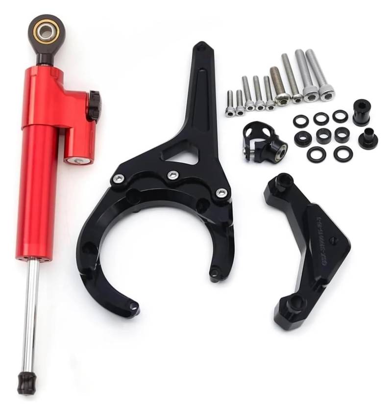 Einstellbarer Lenkungsdämpfer Für Suz&uki GSX-S1000GT GSX S1000 GT GSX-S 1000 GSXS1000 2023 2022 Motorrad-Lenkstabilisatorhalterung Montagesatz(1381) von JSRVQKMS