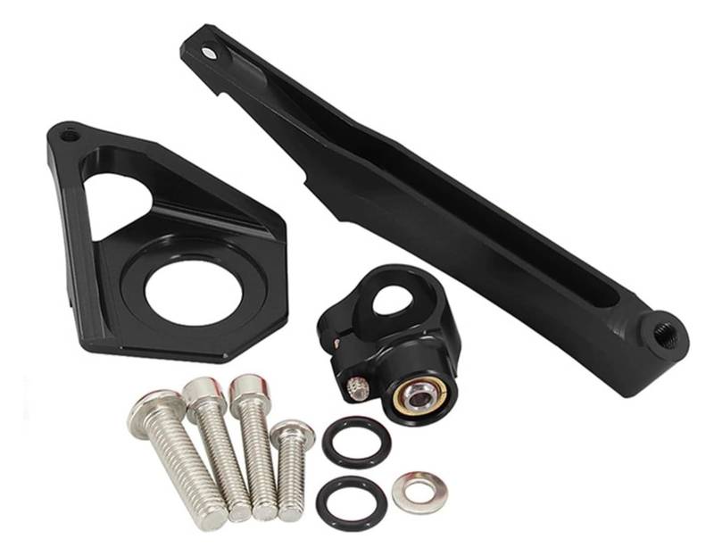Einstellbarer Lenkungsdämpfer Für Y&AMAHA Für YZF 600 Für YZF R6 2003 2004 2005 Motorräder Lenkung Stabilisieren Dämpfer Halterung Mount Support Adapter Kit(1486) von JSRVQKMS