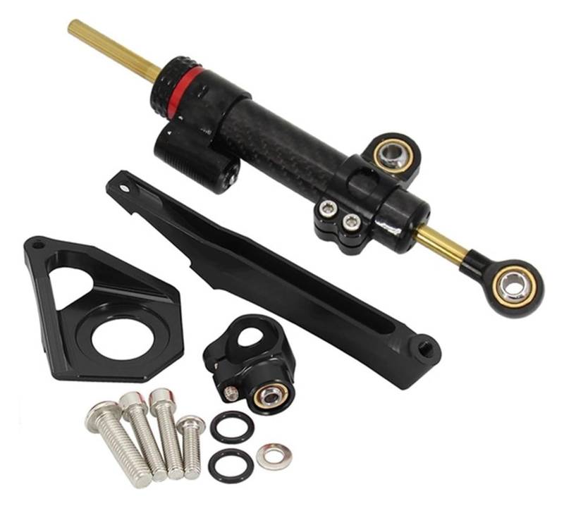 Einstellbarer Lenkungsdämpfer Für Y&AMAHA Für YZF 600 Für YZF R6 2003 2004 2005 Motorräder Lenkung Stabilisieren Dämpfer Halterung Mount Support Adapter Kit(1488) von JSRVQKMS