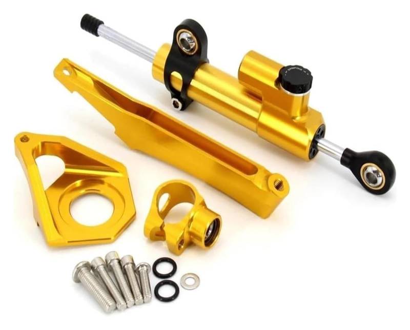 Einstellbarer Lenkungsdämpfer Für Y&amaha YZF600 YZF R6 2003 2004 2005 Motorräder Lenkung Stabilisieren Dämpfer Halterung Halterung Unterstützung Adapter Kit von JSRVQKMS