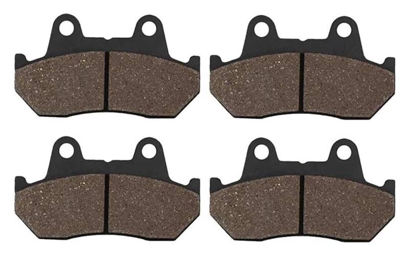 Scheiben Bremsbeläge Für CB750F CB 750 F CB750 F Für Supersport 1981 1982 VF750 VF 750 Für Interceptor 1983 1984 Motorrad Vorne Und Hinten Bremsbeläge(2pair) von JSRVQKMS