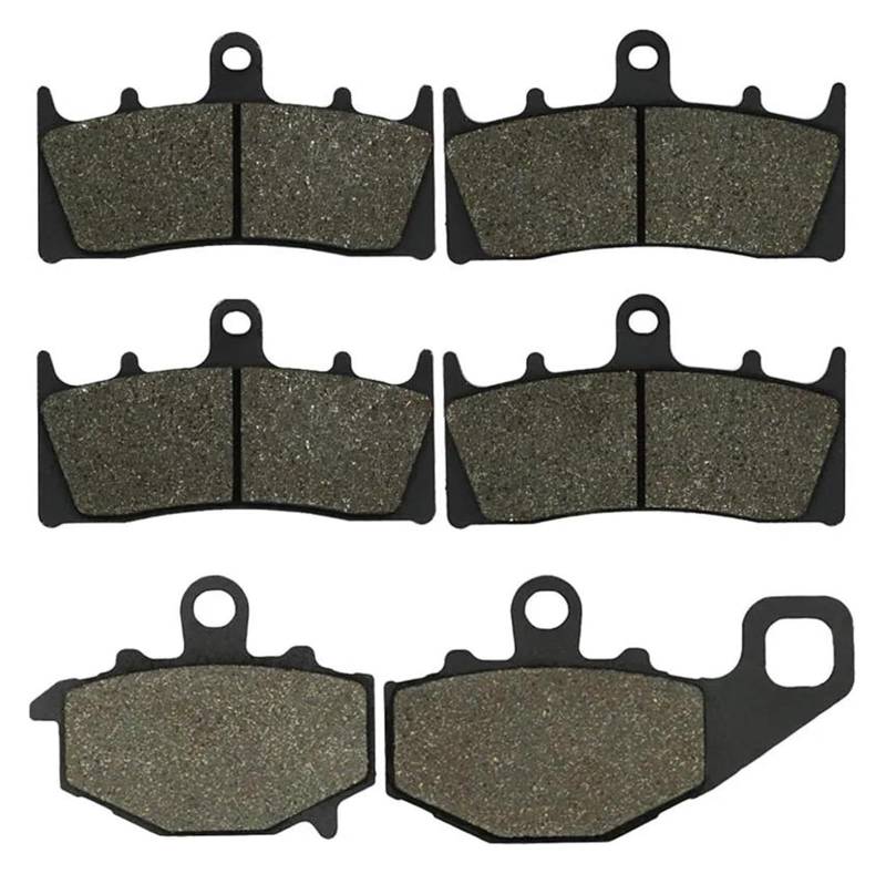 Scheiben Bremsbeläge Für Kawasaki ZX 6R ZX6R 1998 1999 2000 2001 2002 ZZR 600 ZZR600 2005-2008 Motorrad Vorne Scheibenbremsbeläge(Front and Rear) von JSRVQKMS