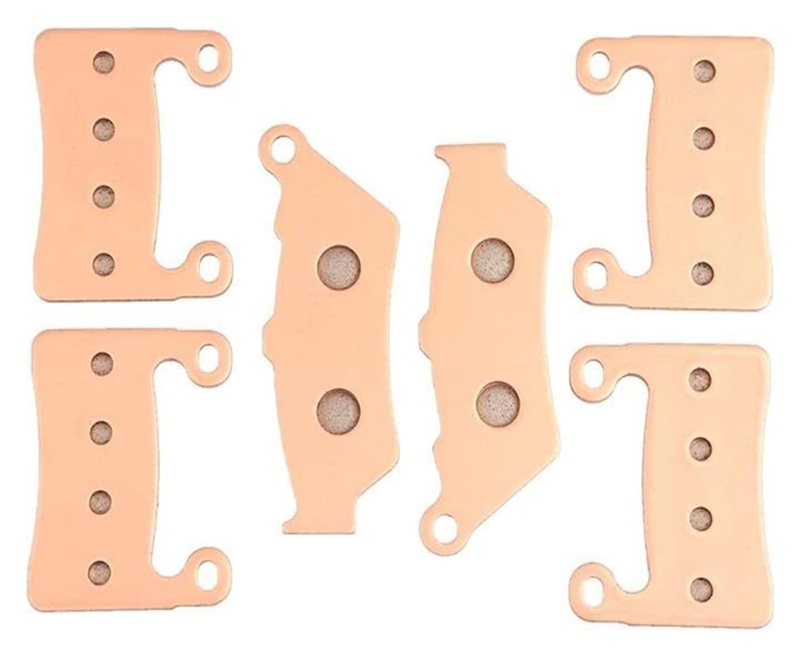Scheiben Bremsbeläge Für R1250GS R1250R R1250RT R1250 GS R RT Motorrad Metall Gesinterte Kupfer Vorne Hinten Disc Bremsbeläge(6 PCS) von JSRVQKMS