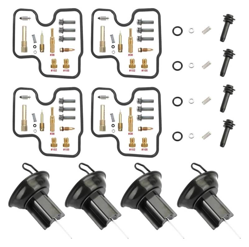 Vergaser Reparatursatz Für CB400SF NC31 CB400 Für SUPER Four VTEC Motorrad Vergaser Carb Reparatur Vergaser Teile Ersatz(Color 1) von JSRVQKMS