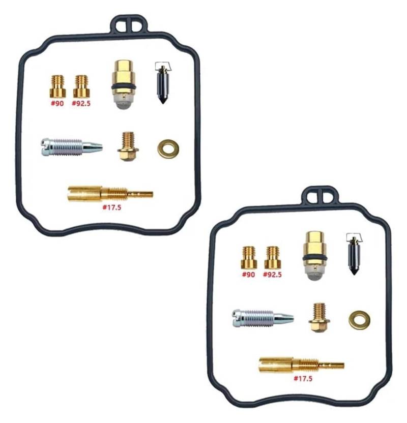 Vergaser Reparatursatz Für HYOSUNG GV125 GT125 GT125R Motorrad Vergaser Schwimmermembran Assy Wiederaufbau Teile Carb Ersatz(Set 2) von JSRVQKMS