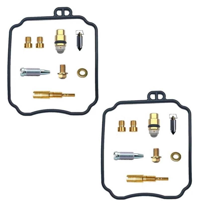 Vergaser Reparatursatz Für HYOSUNG GV250 GT250 GT250R Motorrad Schwimmermembran Assy Wiederaufbau Teile Carb Rebuild Kits(Set 2) von JSRVQKMS