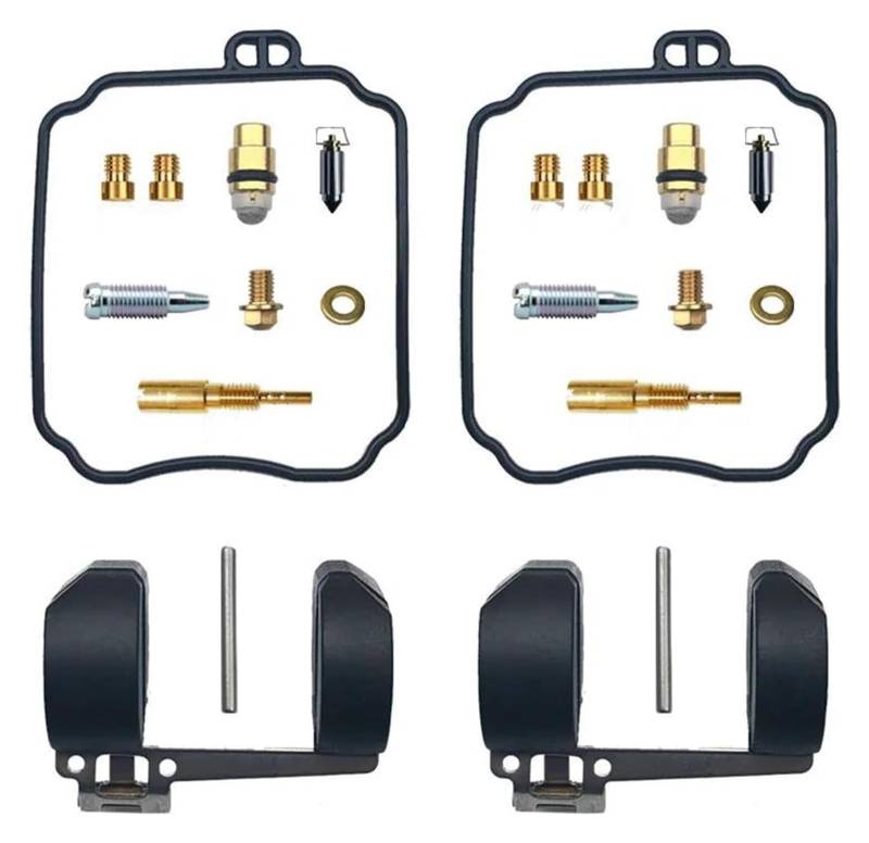 Vergaser Reparatursatz Für HYOSUNG GV250 GT250 GT250R Motorrad Schwimmermembran Assy Wiederaufbau Teile Carb Rebuild Kits(Set 4) von JSRVQKMS