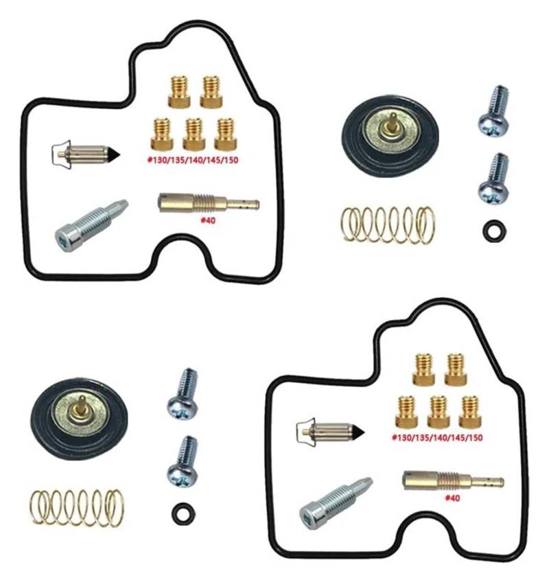 Vergaser Reparatursatz Für K&awasaki KVF650 Für Prairie 650 2002-2003 Für Brute Force 650 4x4 2005-2014 Für 650 Quad Motorradvergaser-Reparatursatz(Color 1) von JSRVQKMS