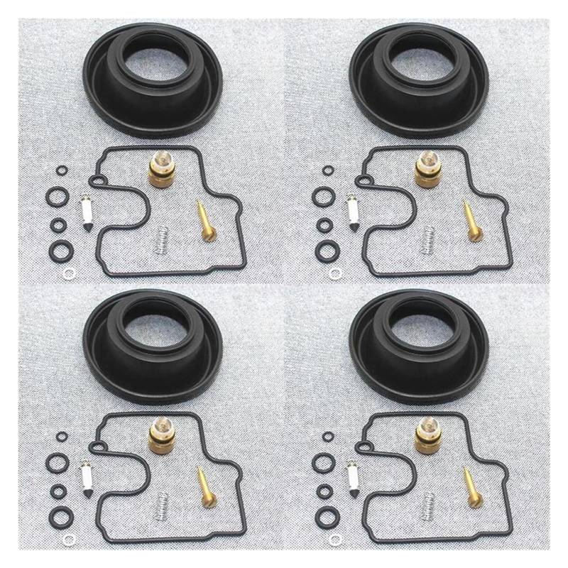Vergaser Reparatursatz Für K&awasaki ZX-6R ZX6R ZX600J Für Ninja ZX600 Motorradvergaser Reparatur Wiederaufbau Teile Nadelventil Carb Rebuild Kits von JSRVQKMS