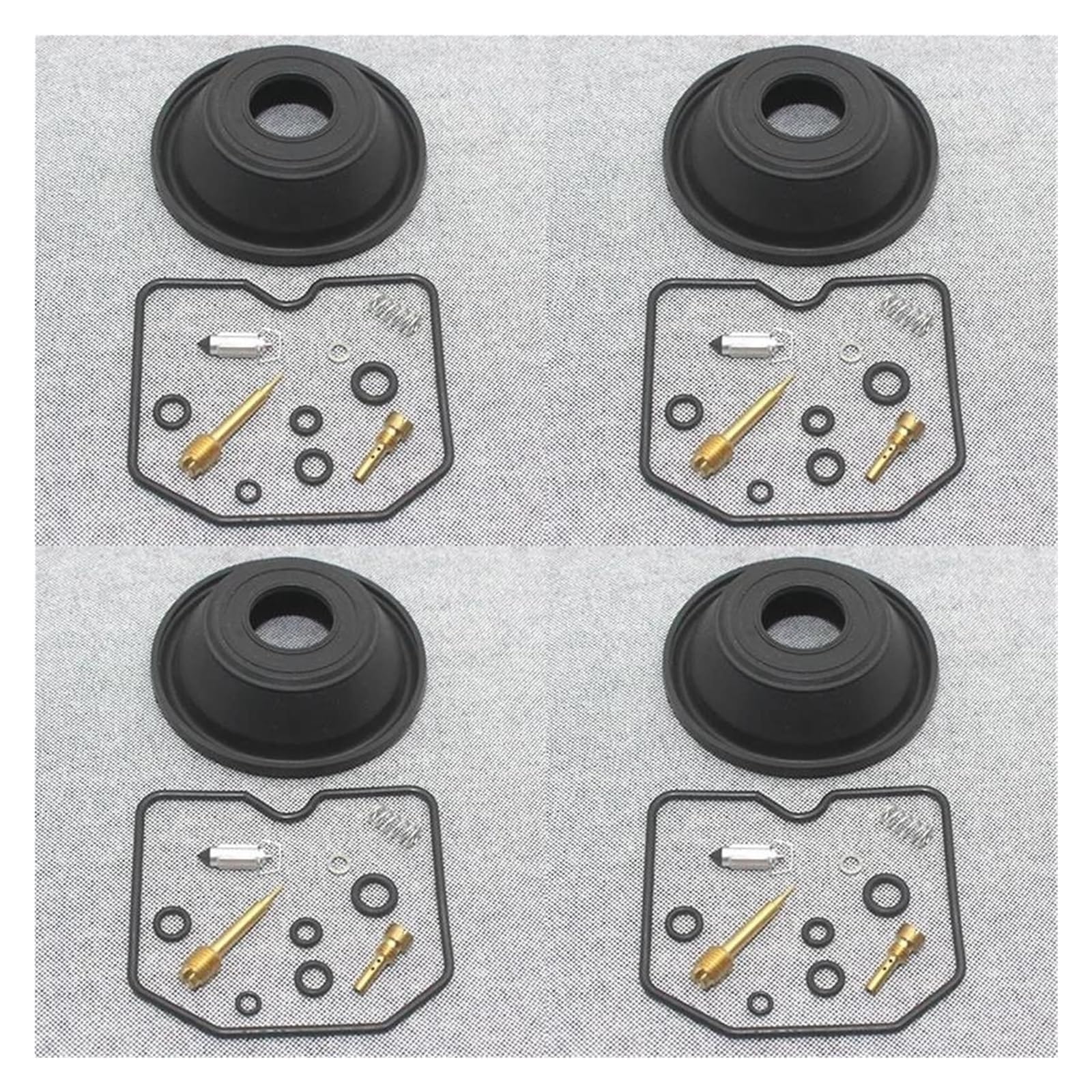 Vergaser Reparatursatz Für K&awasaki ZX400R GPZ ZX 400 400R R GPZ400 GPZ400R ZX400 Motorradvergaser Nadelventildichtung Luftschraube Carb Rebuild Kits(4PC) von JSRVQKMS