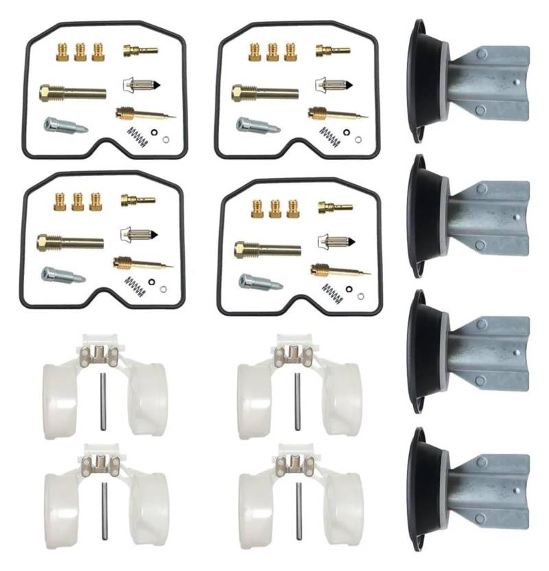 Vergaser Reparatursatz Für Suzuki Für Bandit 600 GSF600S GSF600T GSF600 V/W/X 1995-99 GSF 600 Motorrad Vergaser Reparatur Float Teile Rebuild Kits(Set 2) von JSRVQKMS