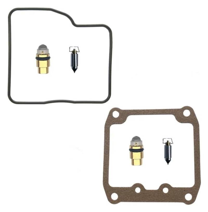 Vergaser Reparatursatz Für Suzuki Für Intruder 400 VS400 Für VORNE Und HINTEN Motorrad Vergaser Reparatur Membran Schwimmer Teile Rebuild Kits von JSRVQKMS