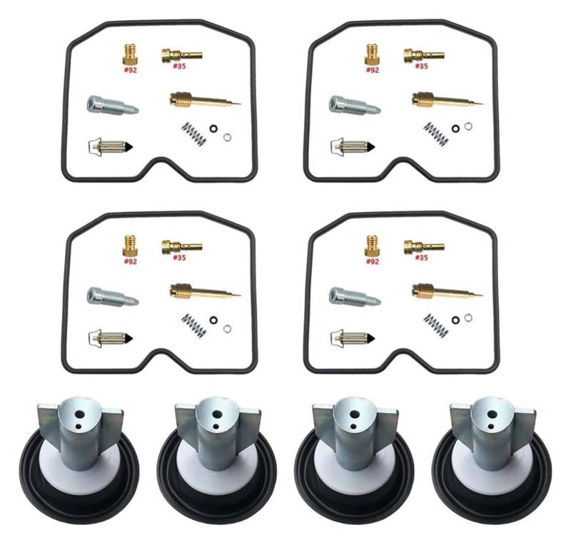 Vergaser Reparatursatz Für Suzuki GSX 1200 Für Inazuma GSX1200 1999-2001 Motorrad Vergaser Reparatur Diaphram Float Teile Kit(X3) von JSRVQKMS