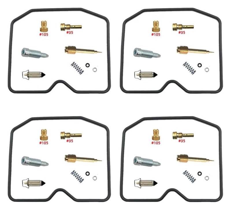 Vergaser Reparatursatz Für Suzuki GSX Für Inazuma 750 GSX750 1998-2001 Motorrad Vergaser Reparatur Rebuild Diaphram Float Teile Carb Kits von JSRVQKMS