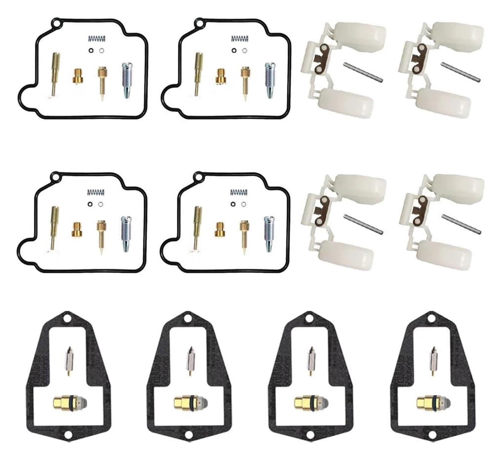 Vergaser Reparatursatz Für Suzuki GSX-R 750 GSX-R750 1985-1987 Motorrad Vergaser Reparatur Rebuild Teile Carb Kits(Set 2) von JSRVQKMS