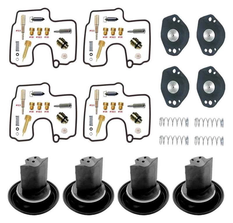 Vergaser Reparatursatz Für Suzuki GSX-R600 GSXR600 W/X/Y 1997-2000 GSX-R GSXR 600 Motorrad Vergaser Carb Reparatur Kolben Membran Teile Ersatz von JSRVQKMS
