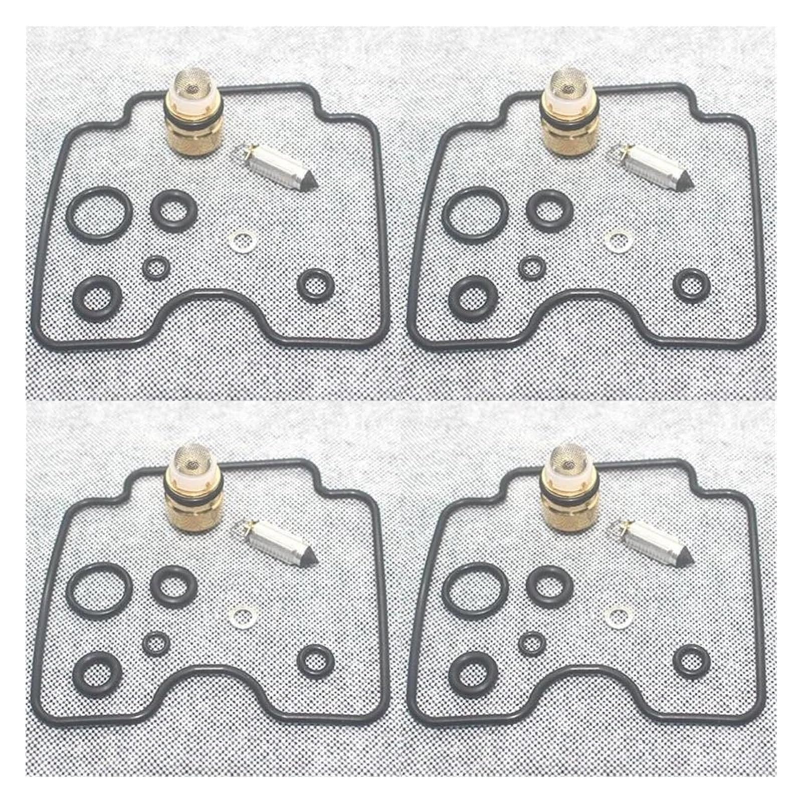 Vergaser Reparatursatz Für Suzuki GSX750F Für Katana GSX750 GSX 750 F Motorrad Vergaser Wiederaufbau Reparatur Nadel Ventil Dichtung Luft Schraube Membran Float Kit(Color 6) von JSRVQKMS