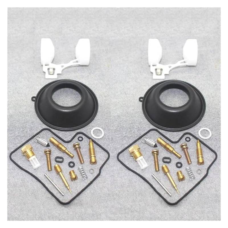 Vergaser Reparatursatz Für XL650 V 650 XL650V Für TRANSALP 1988-2006 XL Motorrad Vergaser Reparatur Nadel Ventil Dichtung Luft Schraube Plunger Rebuild Kits(Set 1) von JSRVQKMS