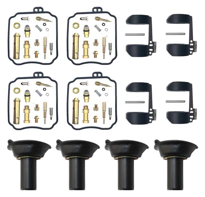 Vergaser Reparatursatz Für Y&amaha XJS XJN Für Diversion XJ600S XJ600N XJ600 1996-2002 Motorrad Vergaser Reparatur Rebuild Teile Carb Kits(Set 1) von JSRVQKMS