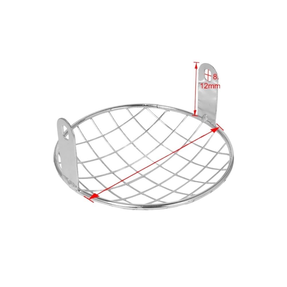 6,3 "Motorrad Scheinwerfer Mesh Grill Schutz Front Lampe Mesh Grille Abdeckung Schutz Für Cruiser Scheinwerfer Abdeckung Scheinwerfer Grill von JSTVCUI