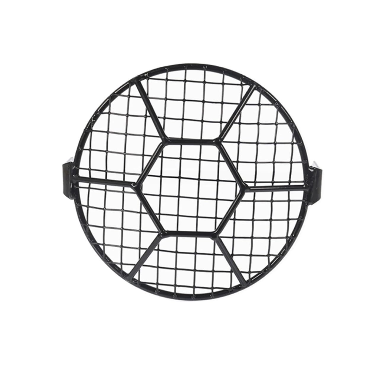 6,5 Zoll Motorrad Scheinwerfer Mesh Schutz Halter Metall Grill Abdeckung Schwarz Schutz Für CG125 GN125 Scheinwerfer Lampenform Scheinwerfer Grill von JSTVCUI