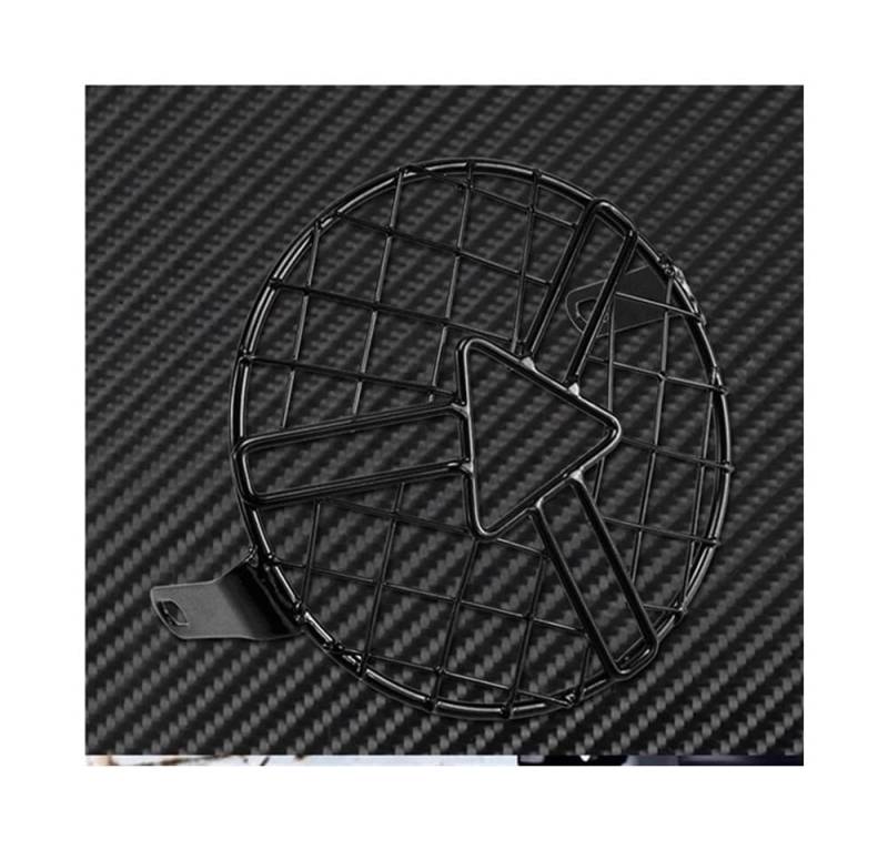 Für Sportster Touring Motorrad Universal 6,3 Seitenmontage Scheinwerfer Grill Abdeckung Licht Lampenkappe Kappe Scheinwerfer Grill von JSTVCUI