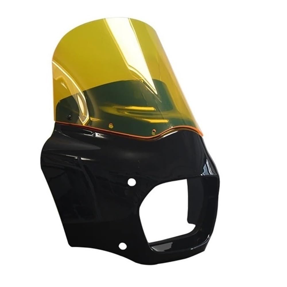 Motorrad 11'' Scheinwerfer Verkleidung 62mm Schellen Für So&ftail Fat Bob FXFB 114 FXFBS 2018-2023 Scheinwerfer Grill von JSTVCUI
