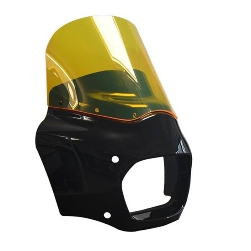 Motorrad 11'' Scheinwerfer Verkleidung 62mm Schellen Für So&ftail Fat Bob FXFB 114 FXFBS 2018-2023 Scheinwerfer Grill von JSTVCUI