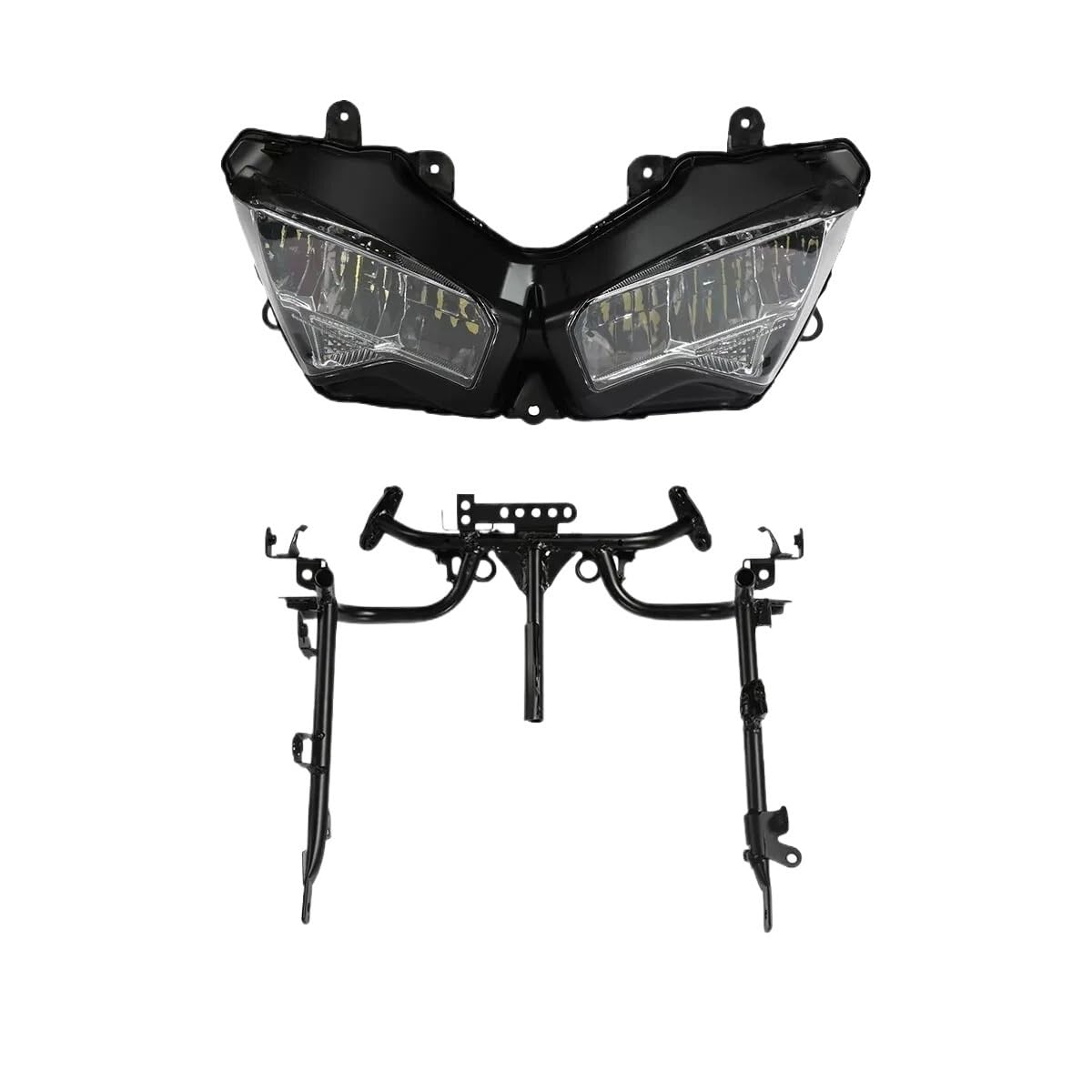 Motorrad-Frontscheinwerferstreben-Verkleidungshalterung Für ZX-4R ZX-4RR 2023–2024 Scheinwerfer Grill von JSTVCUI