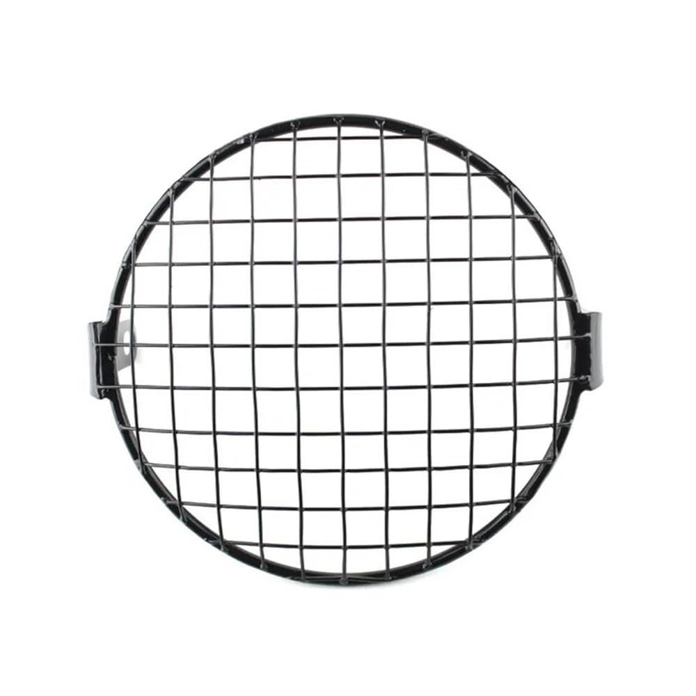 Motorrad-Scheinwerferschutz Metallgitter-Grillschutzabdeckung Universelle Seitenmontage Gittergitter 575 Zoll Vintage-Lichtlampe Scheinwerfer Grill von JSTVCUI