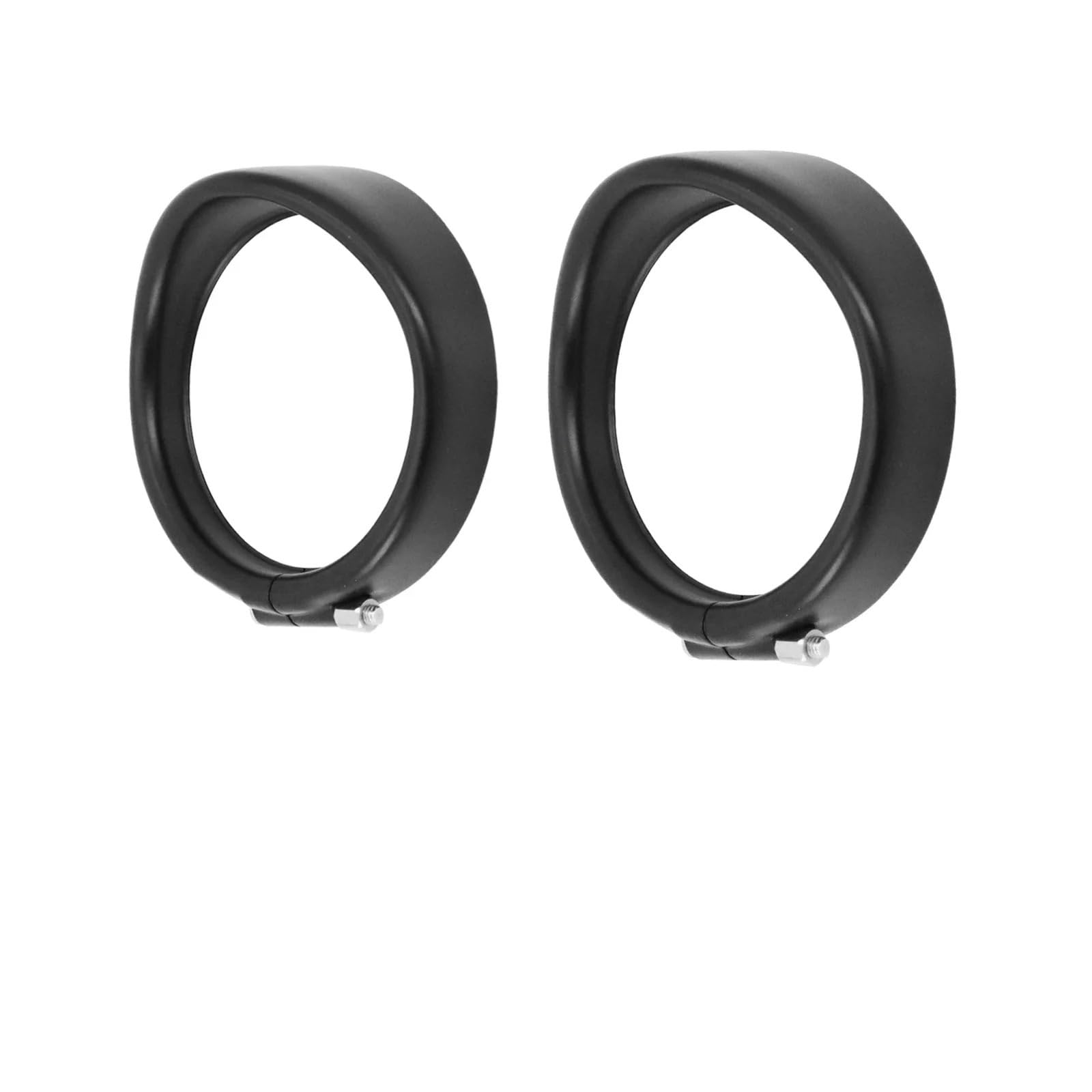 Motorrad Stil Blinker Trim Ring Mit Gummi Ringe 2PCS Für So&ftail Touring Ro&ad King Electra Glide FL Scheinwerfer Grill von JSTVCUI