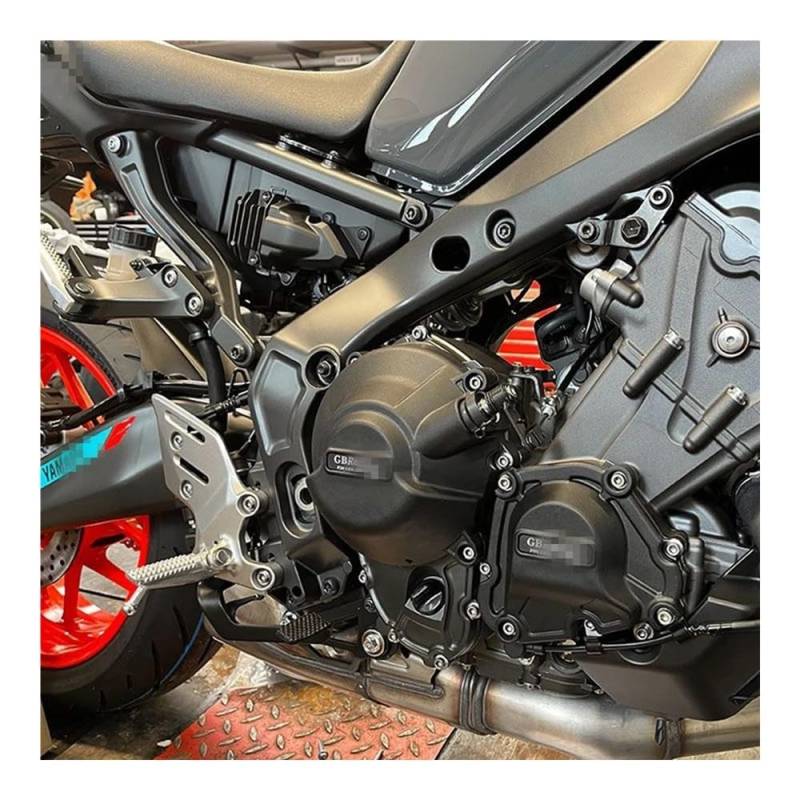 Motorschutzabdeckung Für FZ-09 MT-09 Tracer 900 Scrambler 2021-2023 Motocross Motor Abdeckung Schutz Set von JSTVCUI