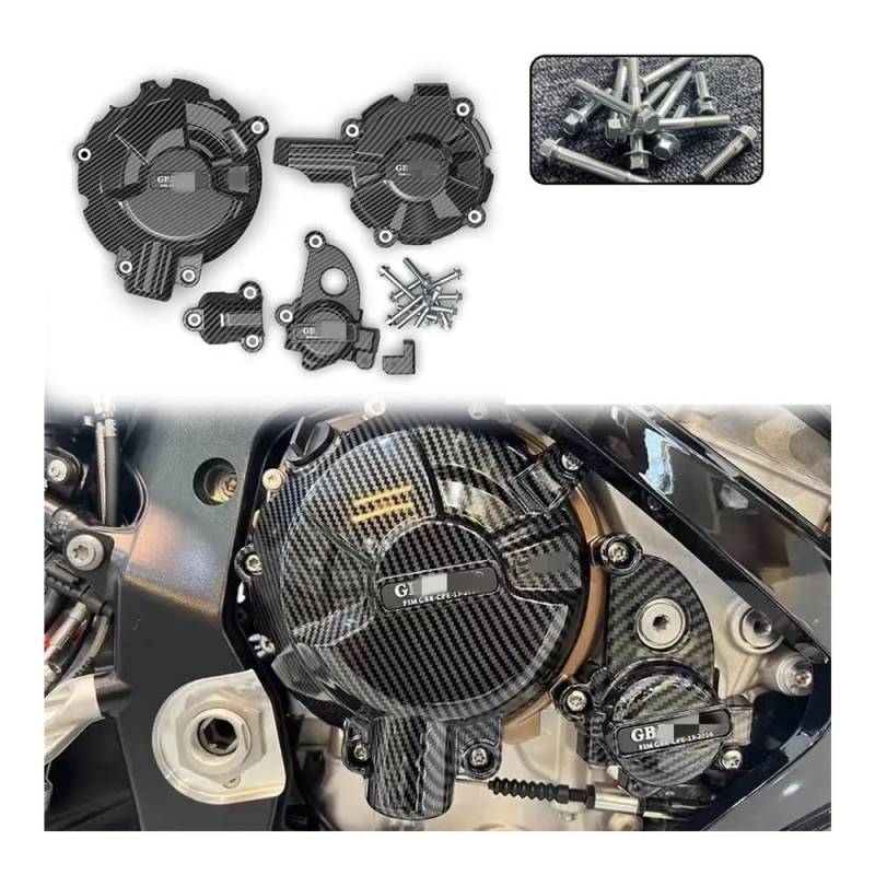 Motorschutzabdeckung Für S1000 RR 2019 2022 2021 2023 S1000RR 2024 Motorradzubehör Motorgehäuse Schutzfolie Abdeckung Fall von JSTVCUI