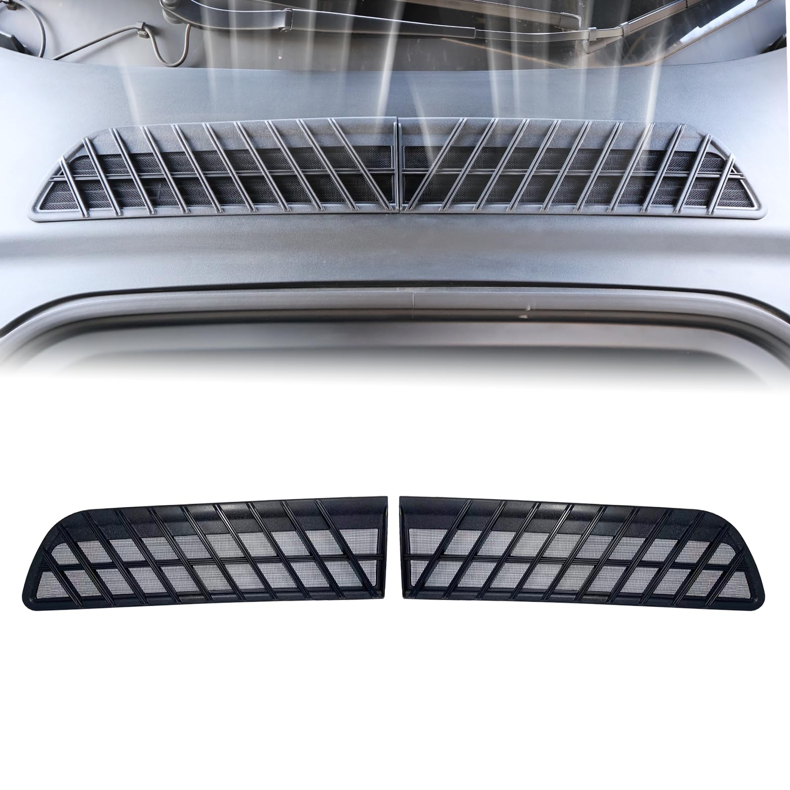 JSUDQR Lufteinlass-Schutzabdeckung für Tesla Model Y 2019-2024 PP Luftstrom-Einlassgitter Schutzabdeckung für Tesla Accessories JSUDQR Lufteinlass-Schutzabdeckung für Tesla Model Y 2019-2024 PP Luftstrom-Einlassgitter Schutzabdeckung für Tesla Accessories von JSUDQR