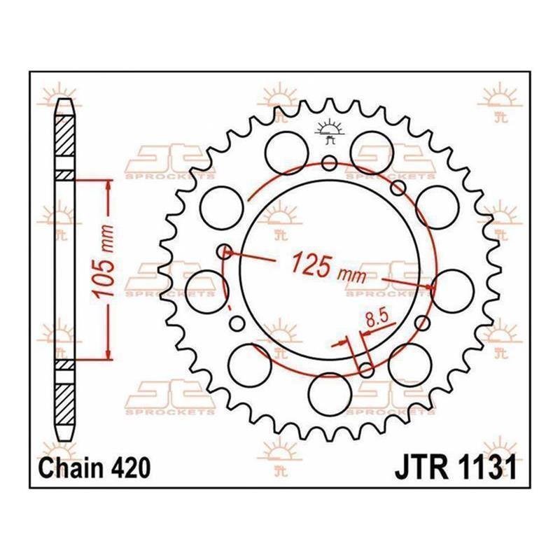 JT Kettenrad 45T 420 JTR1131.45 von JT Sprockets