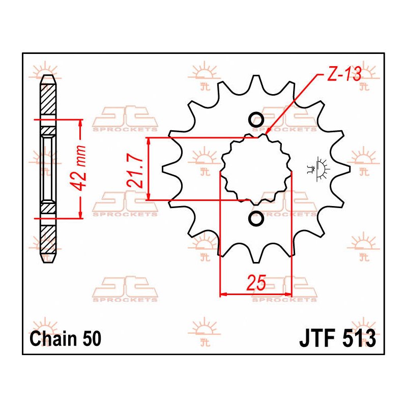 JT Ritzel 16T 530 JTF513.16 von JT Sprockets