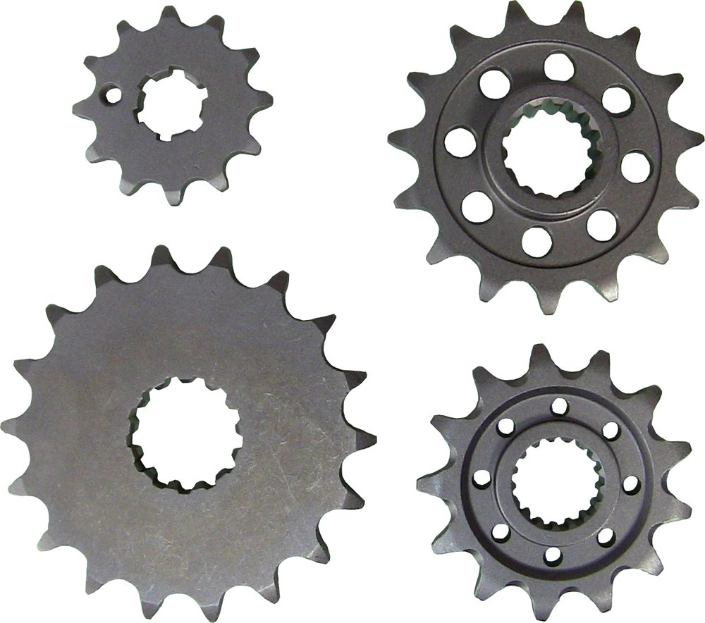 JT Sprockets JTF1901.12 Vorderrad-Kettenrad, 12 Zähne, Stahl, Schwarz von JT Sprockets