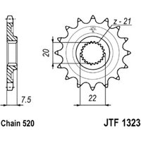 Ritzel JT JTF1323,13 von Jt