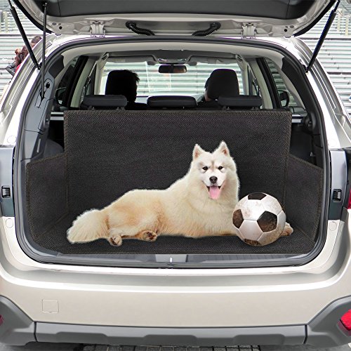 Hundedecke Auto, Jtdeal Wasserdicht Kofferraumschutz, Universal-Kofferraumdecke, Rutschfest Autoschondecke für SUV, 155*104*33cm, Schwarz von JTDEAL