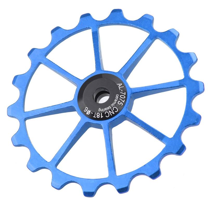 JTLB MEIJUN 18T Mountainbike-Keramik Lager aus Aluminium Legierung, Hinten (Blau) von JTLB