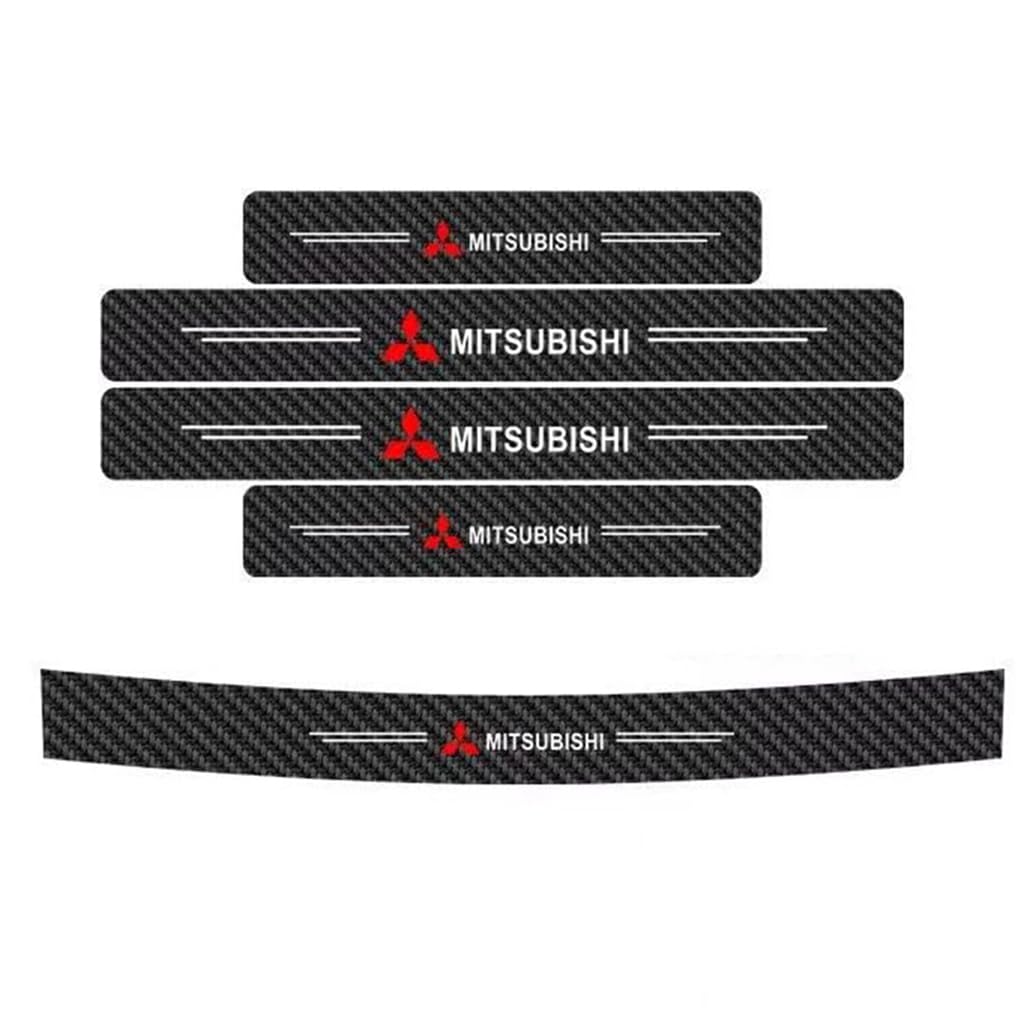 Autoschweller Schutz Klebestreifen für Mitsubishi Outlander(7seats) 2016-2018,Türschweller Schutzleiste Abnutzungsbeständig Türbeklebung Dekorative Zubehör,C-5 PCS von JTMLGDPA