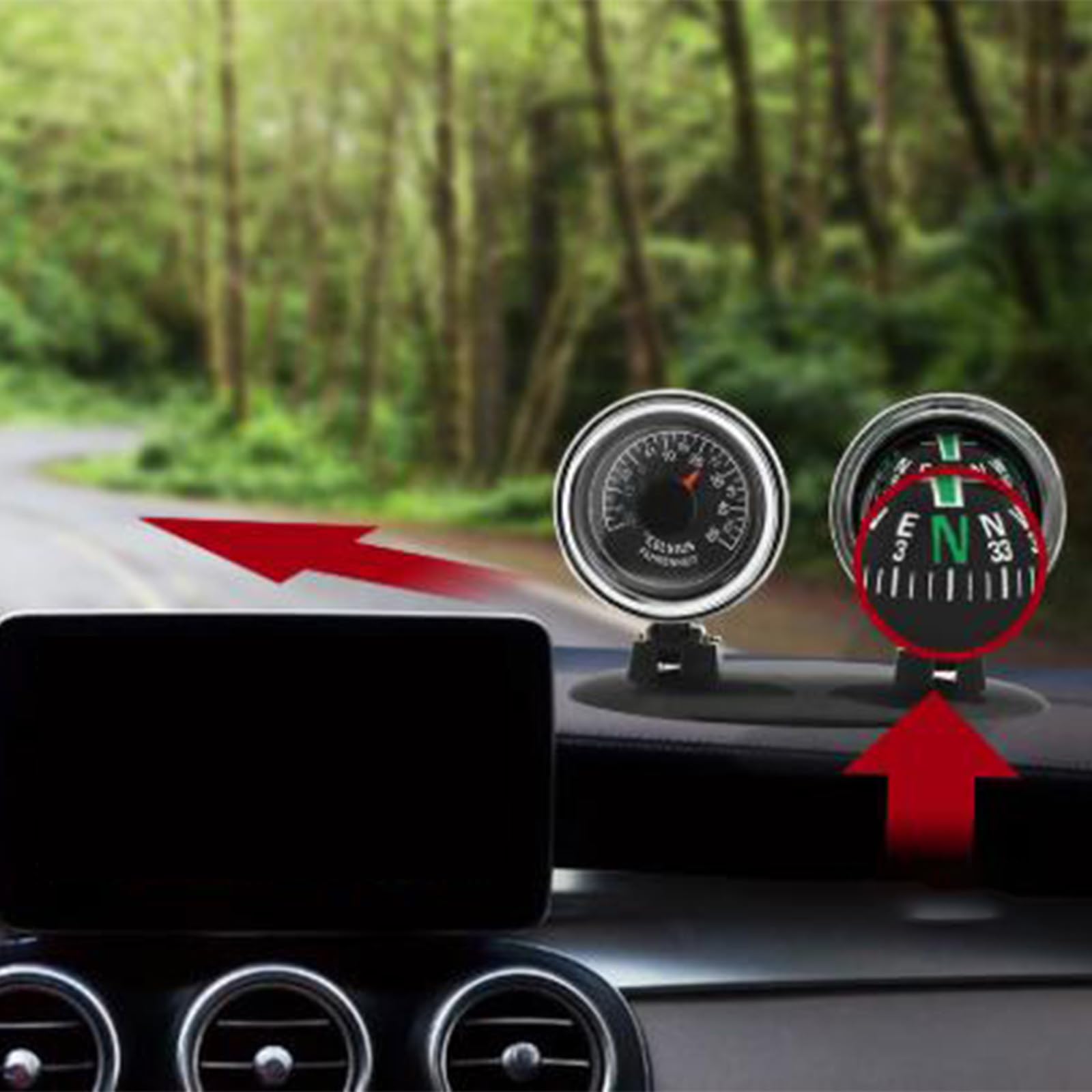 JTQYFI Genauige Auto Guide Compasses Kombination Für Armaturenbrett In Anhängern Und Offroads Fahrzeuge Geeignet JTQYFI Genauige Auto Guide Compasses Kombination Für Armaturenbrett In Anhängern Und Offroads Fahrzeuge Geeignet von JTQYFI