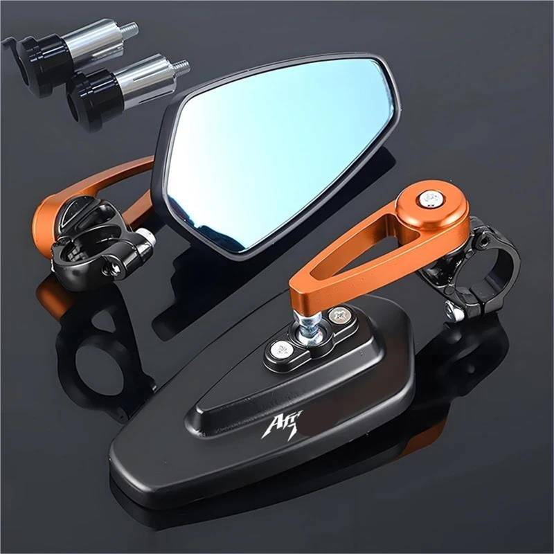 Für Africa Twin CRF 1100 1000 L CRF1100L 1 Paar Motorrad-Rückspiegel, Universal-Lenkerspiegel Für Roller(A) von JUANNING