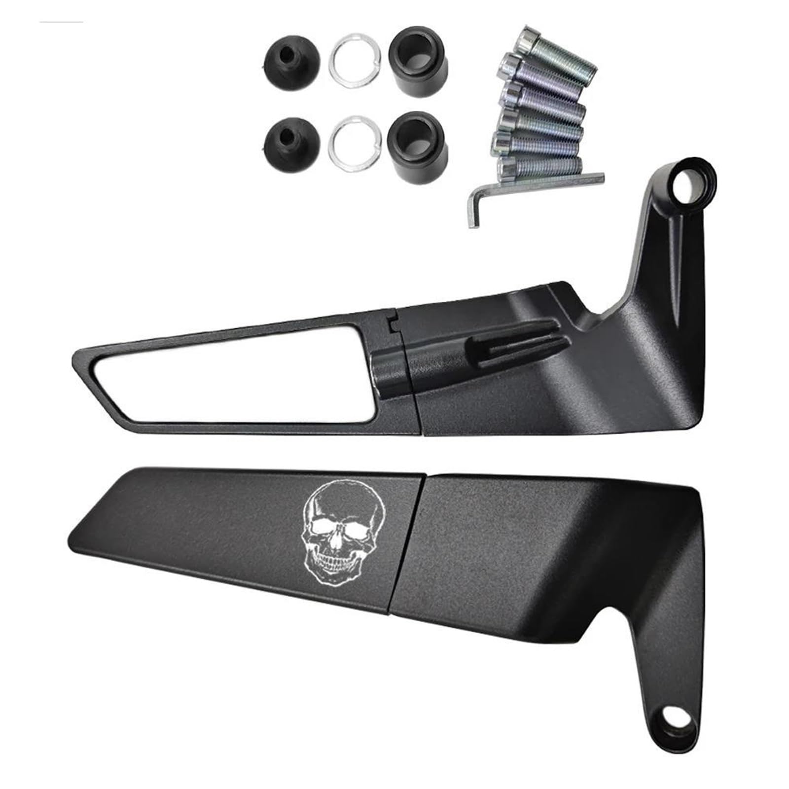 Für Dio DJ-1 DJ-1RR AF19 AF18 SR AF20 ZX AF28 ZX AF35 BAJA AF28 Z4 AF56/57 50cc Motorrad CNC-Rückspiegel Mit Festem Flügel(H) von JUANNING
