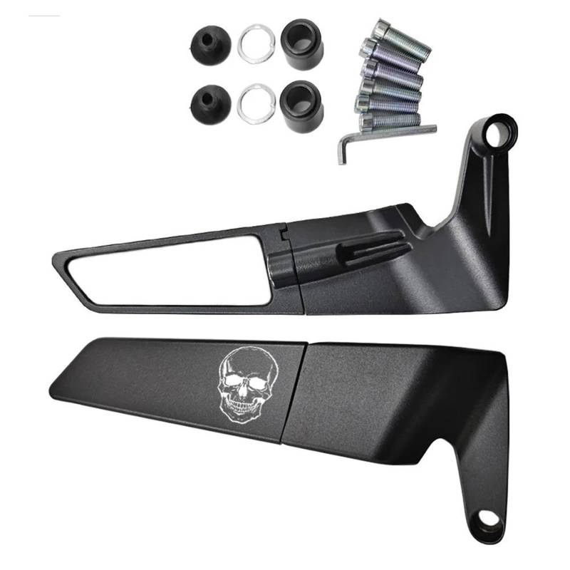 Für Dio DJ-1 DJ-1RR AF19 AF18 SR AF20 ZX AF28 ZX AF35 BAJA AF28 Z4 AF56/57 50cc Motorrad CNC-Rückspiegel Mit Festem Flügel(H) von JUANNING